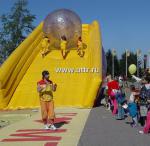 Зорб с трассой  (аренда аттракциона)