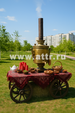 аренда столитрового самовара