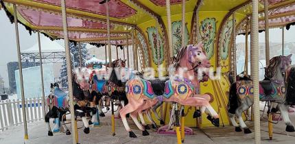 Установленная карусель на празднике — аренда в Москве