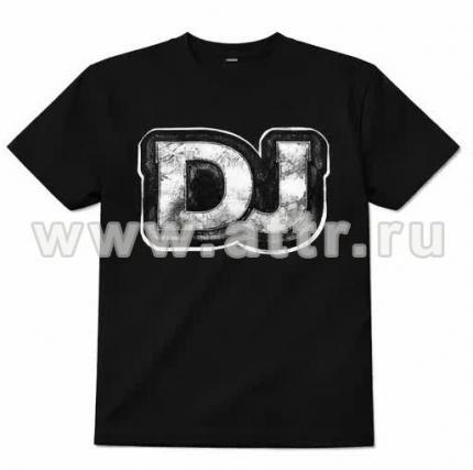 Футболка с надписью DJ для персонала и мероприятий