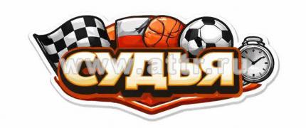 Термонаклейка Судья